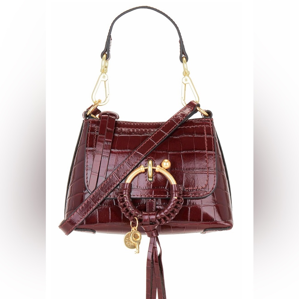 See by Chloe Joan Mini Hobo Bag in darkened brown
